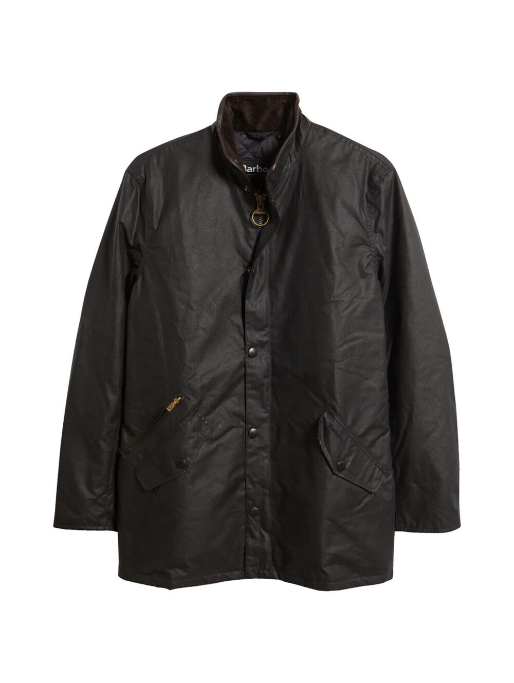 NEW, BARBOUR men's Prestbury Waxed Cotton Jacket in Navy Size M #WAX330
